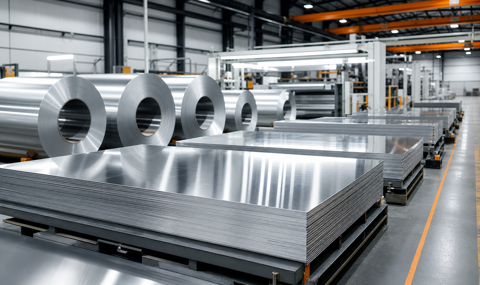 Perforated aluminum sheet in a clean brand style