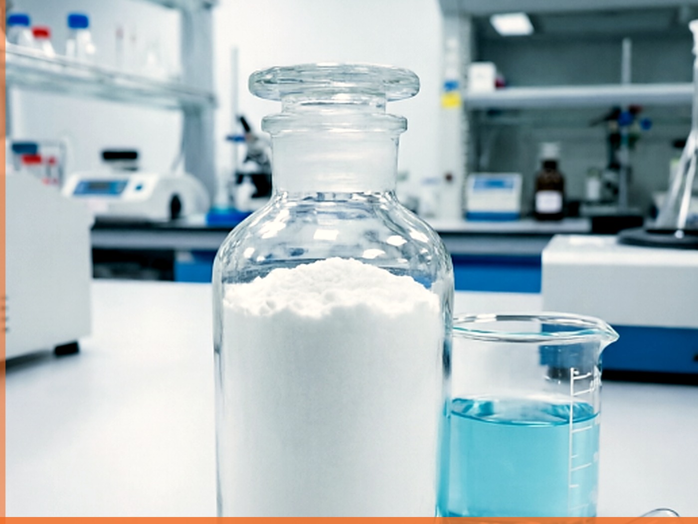 Laboratory bottles representing smokeless additives